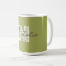 Search for stylish name mugs Initial