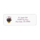 Search for lavendar return address labels Flowers