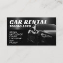 Search for car rental business cards Luxury