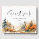 Search for rustic woodland wedding guest books Watercolor