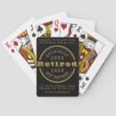 Search for retirement playing cards Party