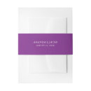 Search for wedding invitation belly bands Solid colour