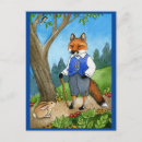 Search for cute fox drawing postcards Cartoon