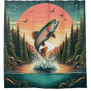 Search for trout shower curtains Vintage