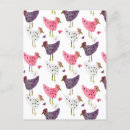 Search for rooster pattern postcards Rustic