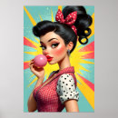 Search for 50s girl posters Retro