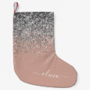 Search for blush christmas stockings Girly