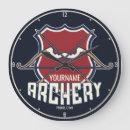 Search for archery clocks Bow and arrow
