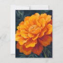 Search for marigold flower cards Watercolor