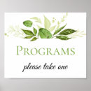 Search for a program wedding posters Greenery