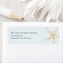 Search for gold starfish return address labels Modern
