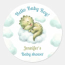 Search for baby shower dinosaur stickers Blue