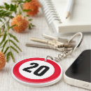Search for traffic sign key rings Warning