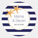 Search for blue starfish wedding stickers Modern