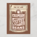 Search for coffee bean postcards Cafe