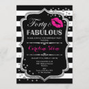 Search for forty and fabulous invitations Glam