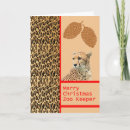 Search for animal print christmas cards Cheetah