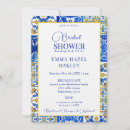 Search for summer bridal shower invitations Mediterranean