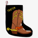 Search for cowboy christmas stockings Western