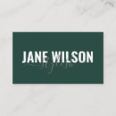 Search for emerald green business cards Bold