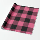 Search for pink plaid wrapping paper Rustic