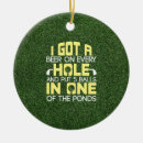 Search for funny golf christmas tree decorations Hole