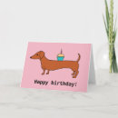 Search for dachshund birthday cards Wiener