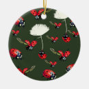 Search for bug christmas tree decorations Ladybirds