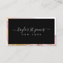 Search for black border business cards Geometric