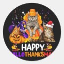 Search for thanksgiving cat stickers Dabbing santa claus