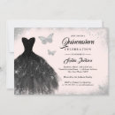 Search for black butterfly invitations Pink
