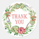 Search for thank you succulent stickers Rustic