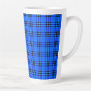 Search for black plaid mugs Blue