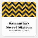 Search for yellow chevron stickers Pattern