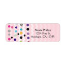 Search for baby sprinkle return address labels Pink
