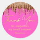Search for luxury thank you stickers Gold