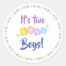 Search for new baby boy announcement stickers Gender reveal