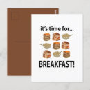 Search for breakfast postcards Illustration