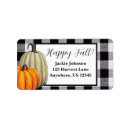 Search for happy thanksgiving return address labels Pumpkins