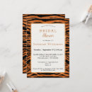 Search for tiger print invitations Copper