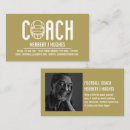 Search for football business cards Gridiron