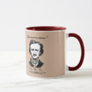 Search for raven humor mugs Edgar allan poe