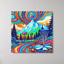 Search for psychedelic canvas prints Orange