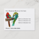 Search for macaws business cards Birds