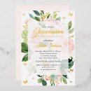 Search for peach butterfly birthday invitations Gold