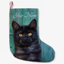 Search for black cat christmas stockings Pet