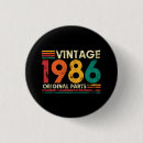 Search for 1986 badges 40th birthday
