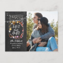 Search for string lights save the dates Boho