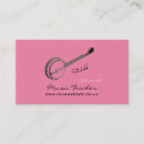 Search for banjo business cards Musician
