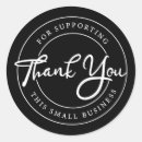 Search for thanks for supporting small business stickers Elegant